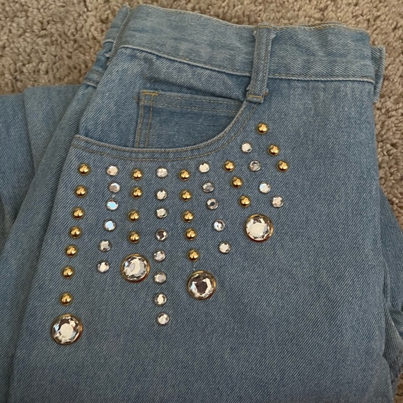 Vintage Monique jeans rhinestone studded - Picture 3 of 13